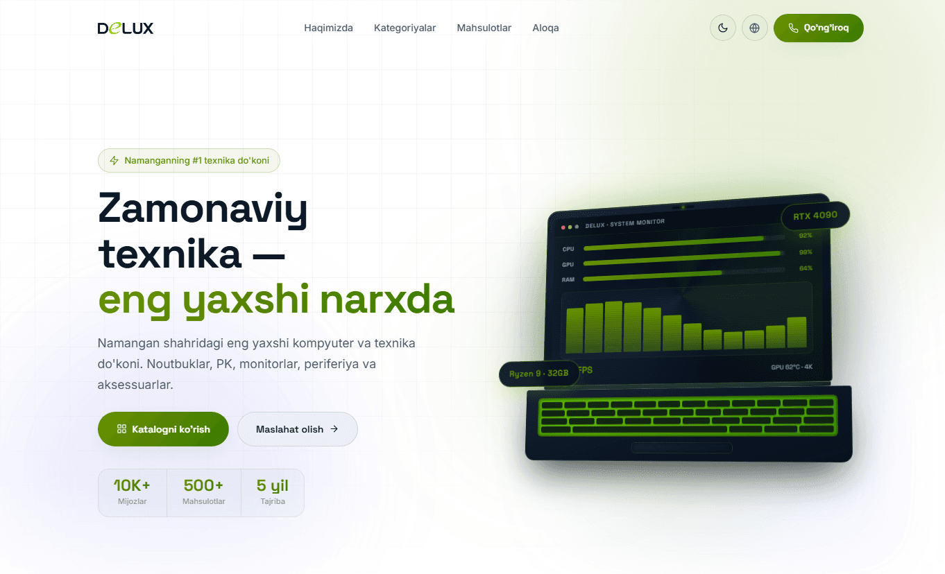 DeluxPC — kompyuter do'koni katalogi